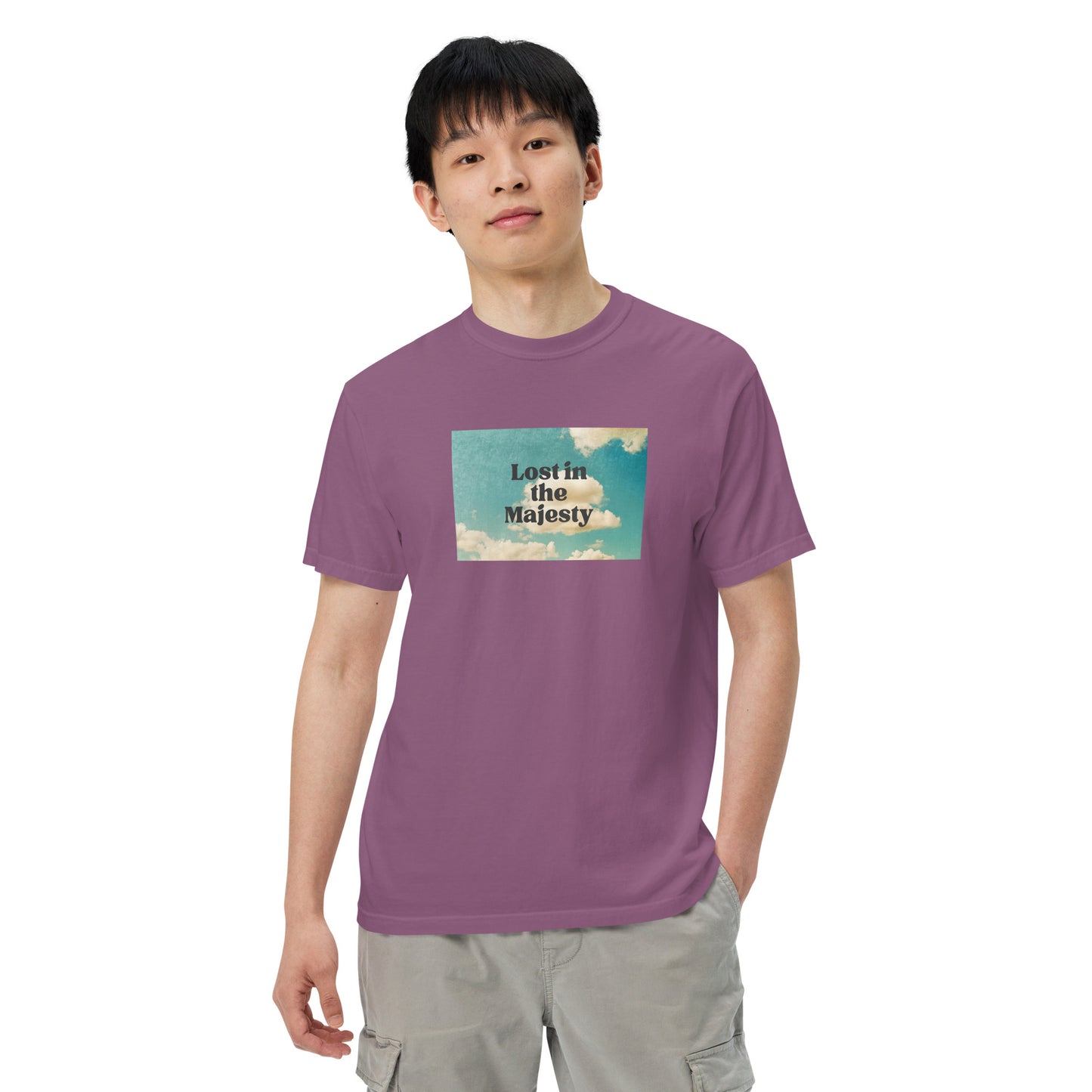 Lost in the Majesty Unisex garment-dyed heavyweight t-shirt