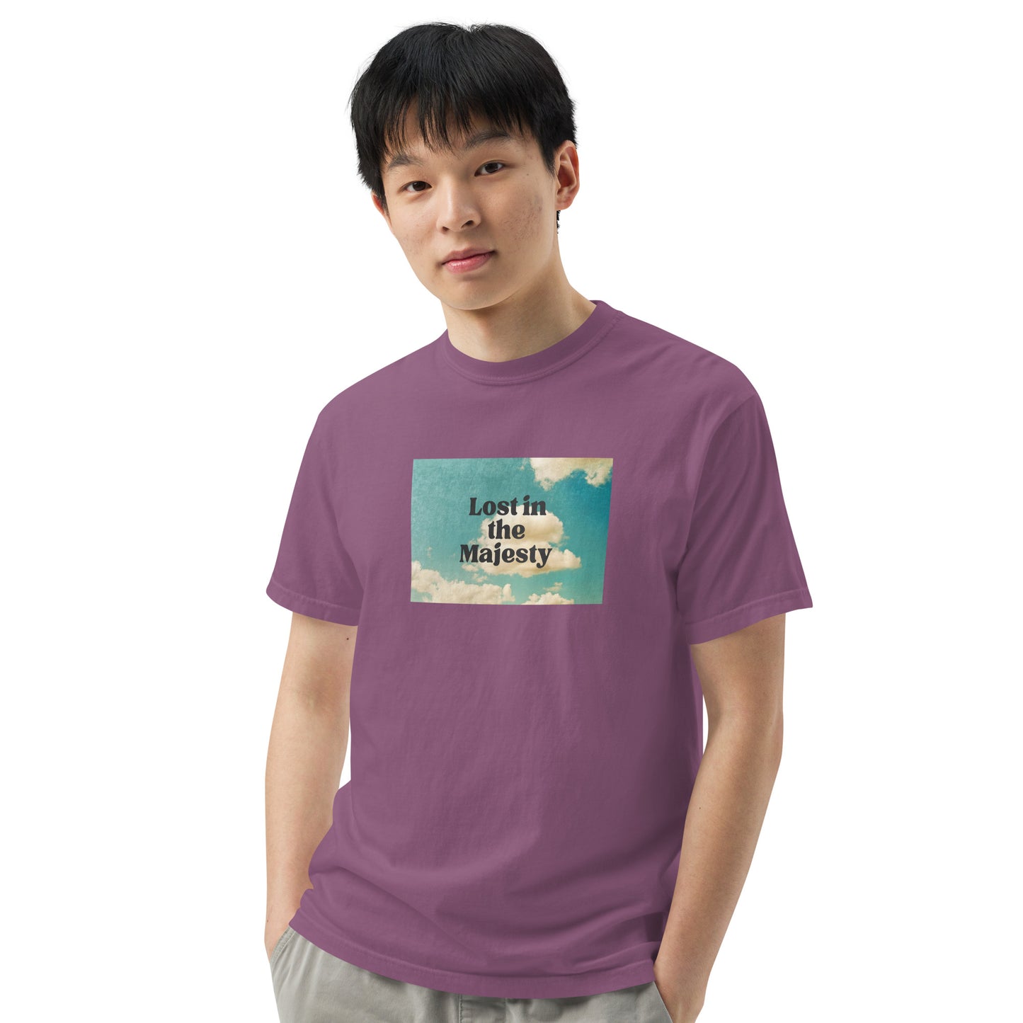 Lost in the Majesty Unisex garment-dyed heavyweight t-shirt