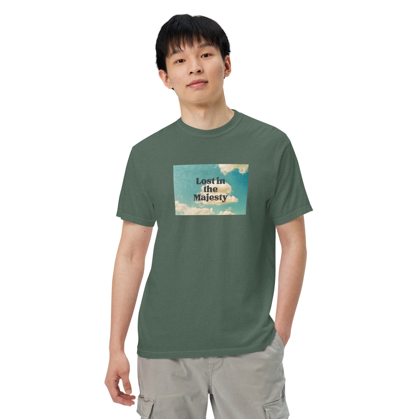 Lost in the Majesty Unisex garment-dyed heavyweight t-shirt