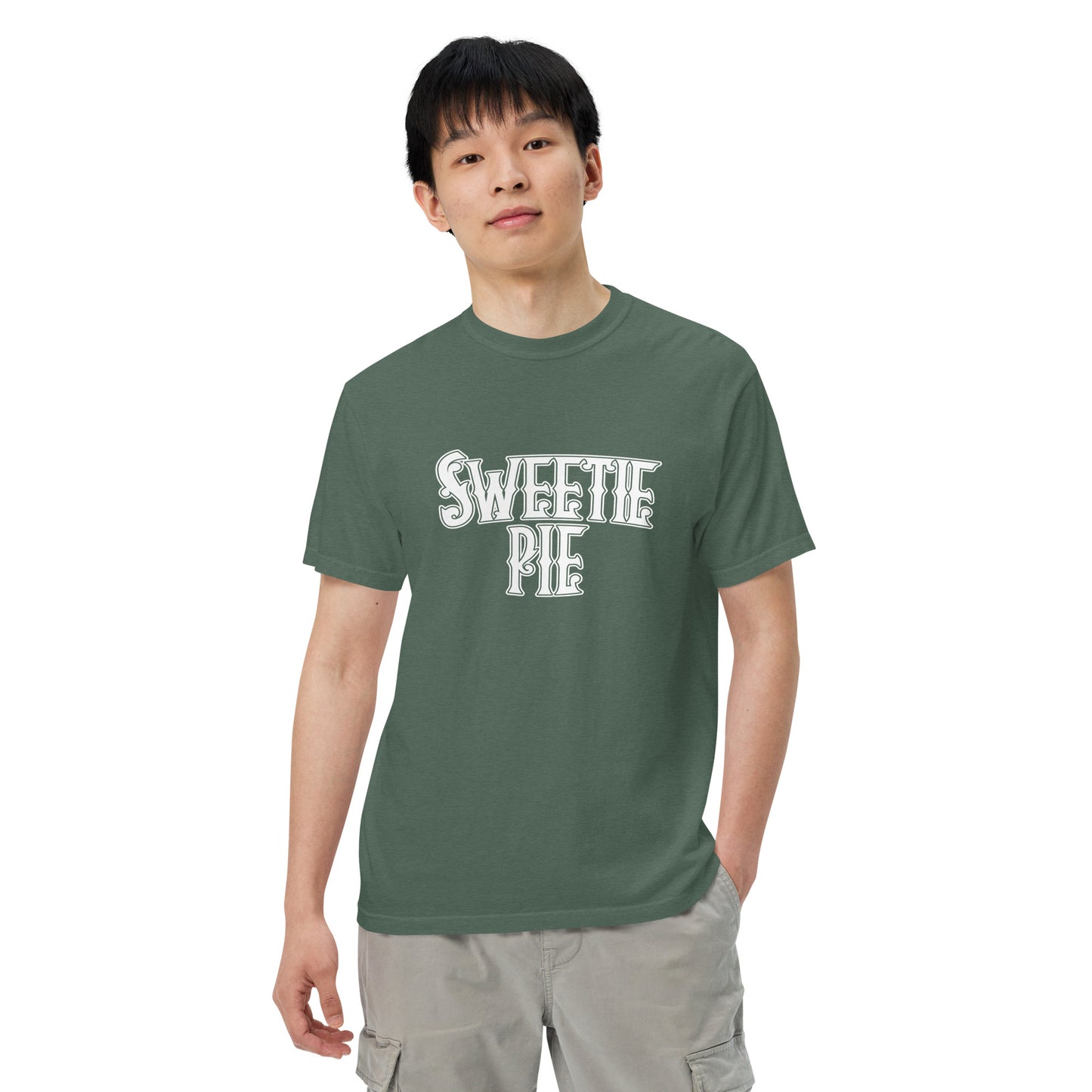 Sweetie Pie Logo Unisex garment-dyed heavyweight t-shirt