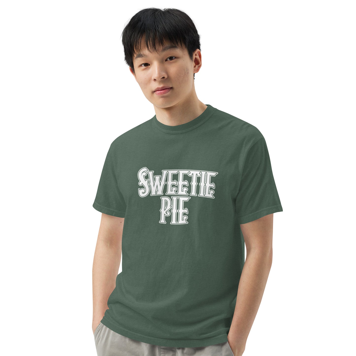 Sweetie Pie Logo Unisex garment-dyed heavyweight t-shirt