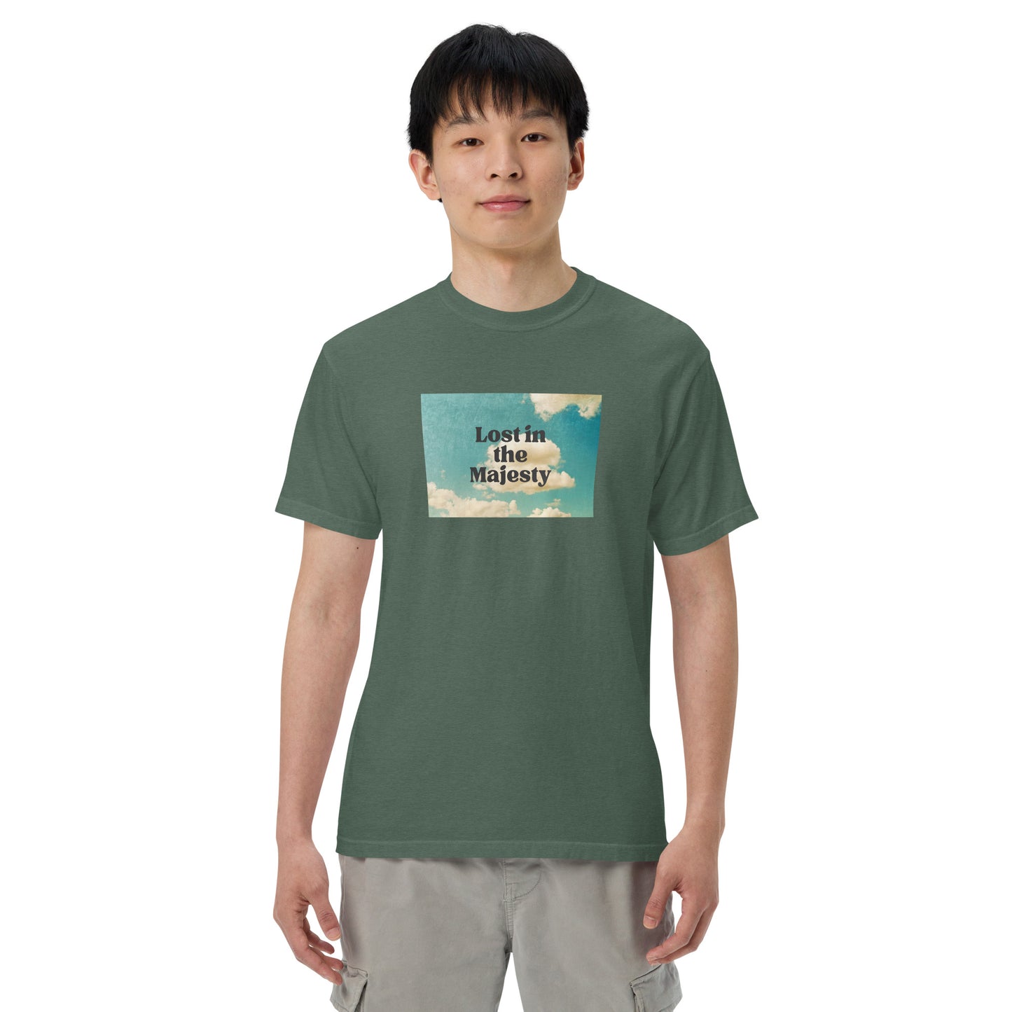 Lost in the Majesty Unisex garment-dyed heavyweight t-shirt