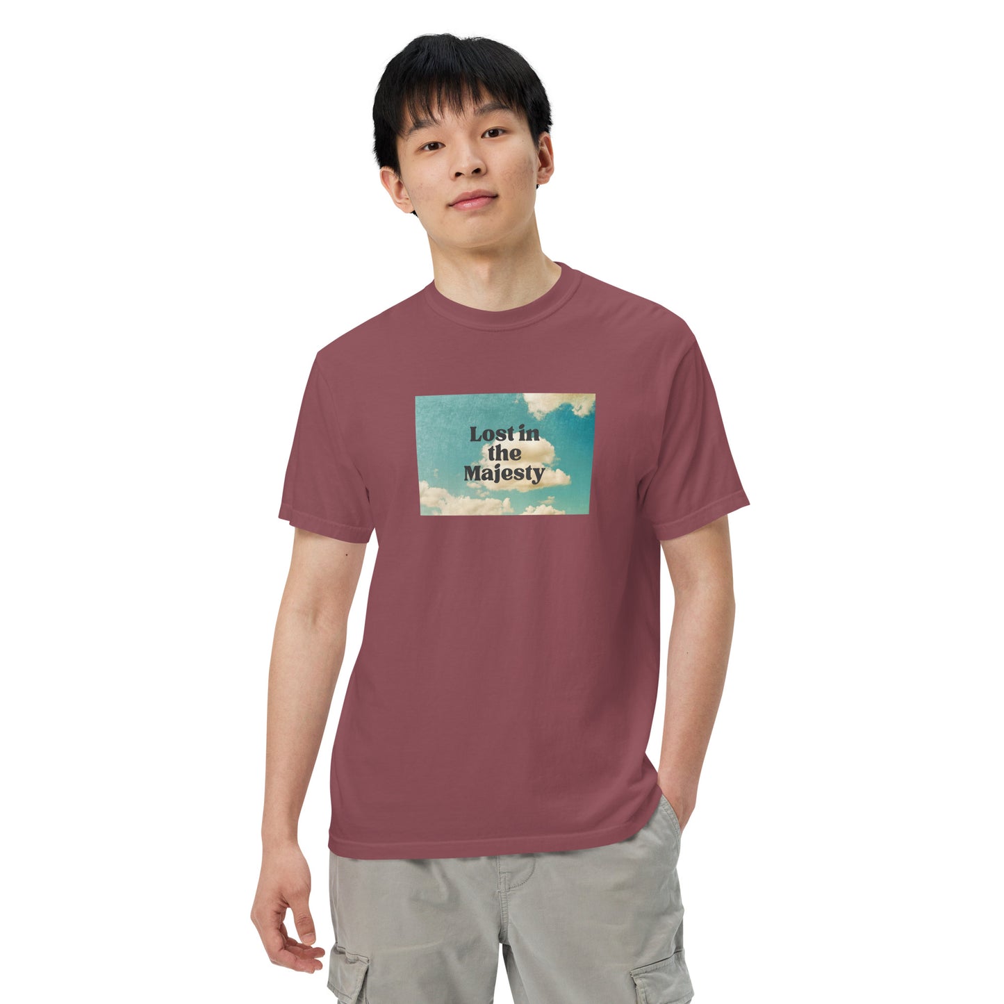 Lost in the Majesty Unisex garment-dyed heavyweight t-shirt