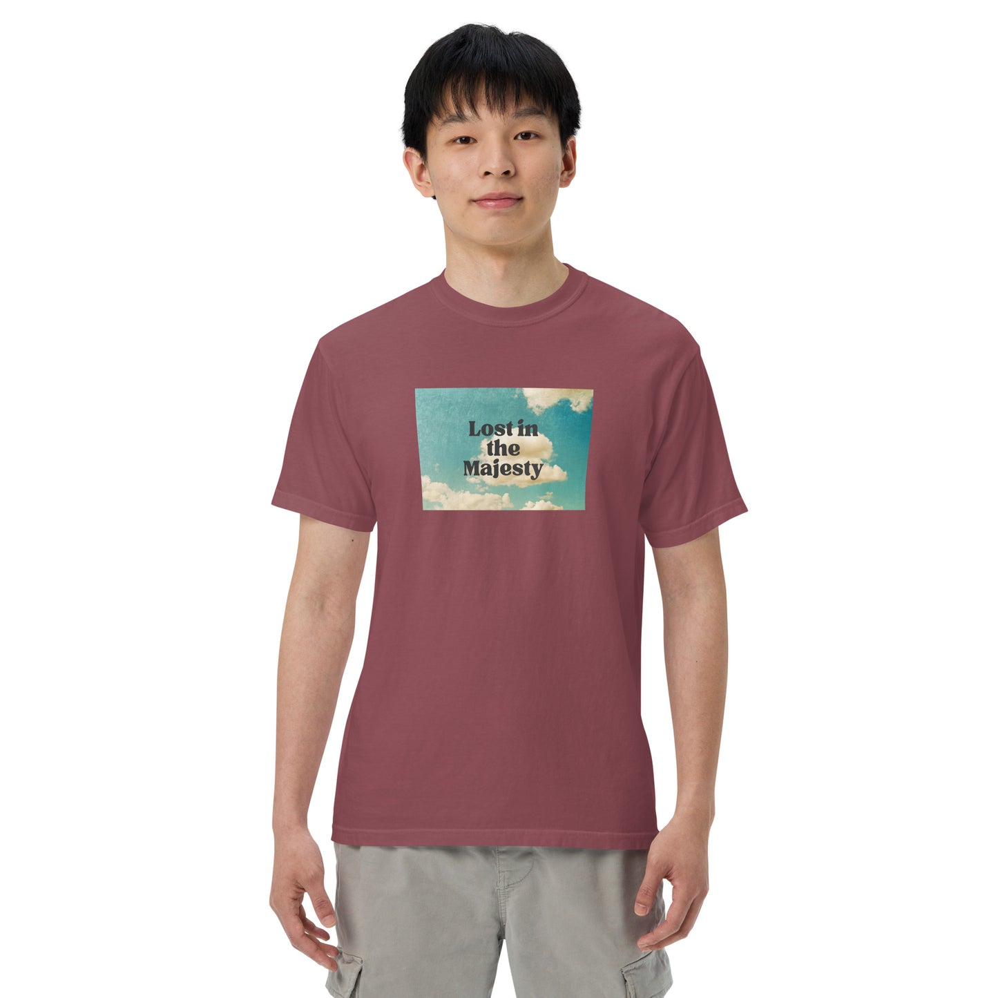 Lost in the Majesty Unisex garment-dyed heavyweight t-shirt