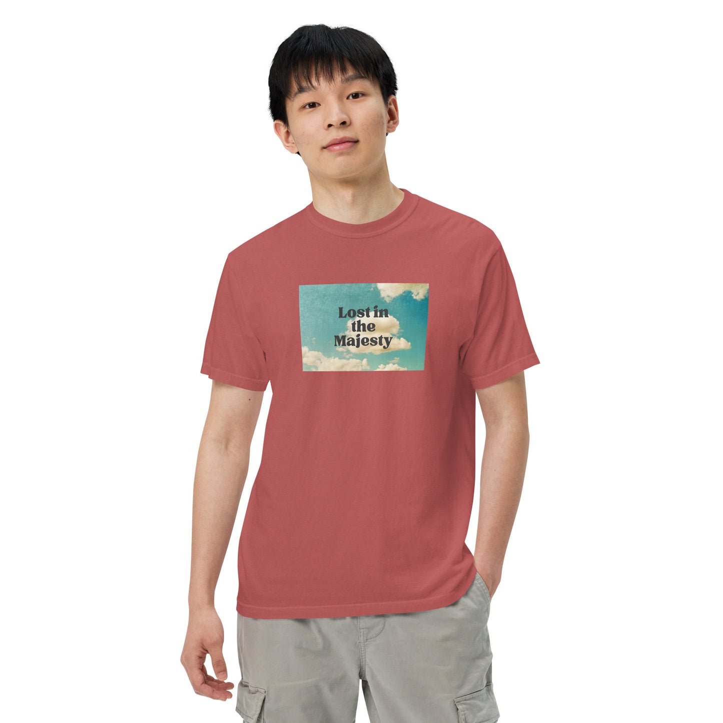 Lost in the Majesty Unisex garment-dyed heavyweight t-shirt