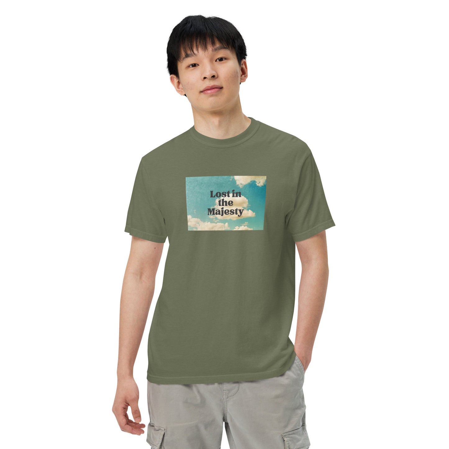 Lost in the Majesty Unisex garment-dyed heavyweight t-shirt