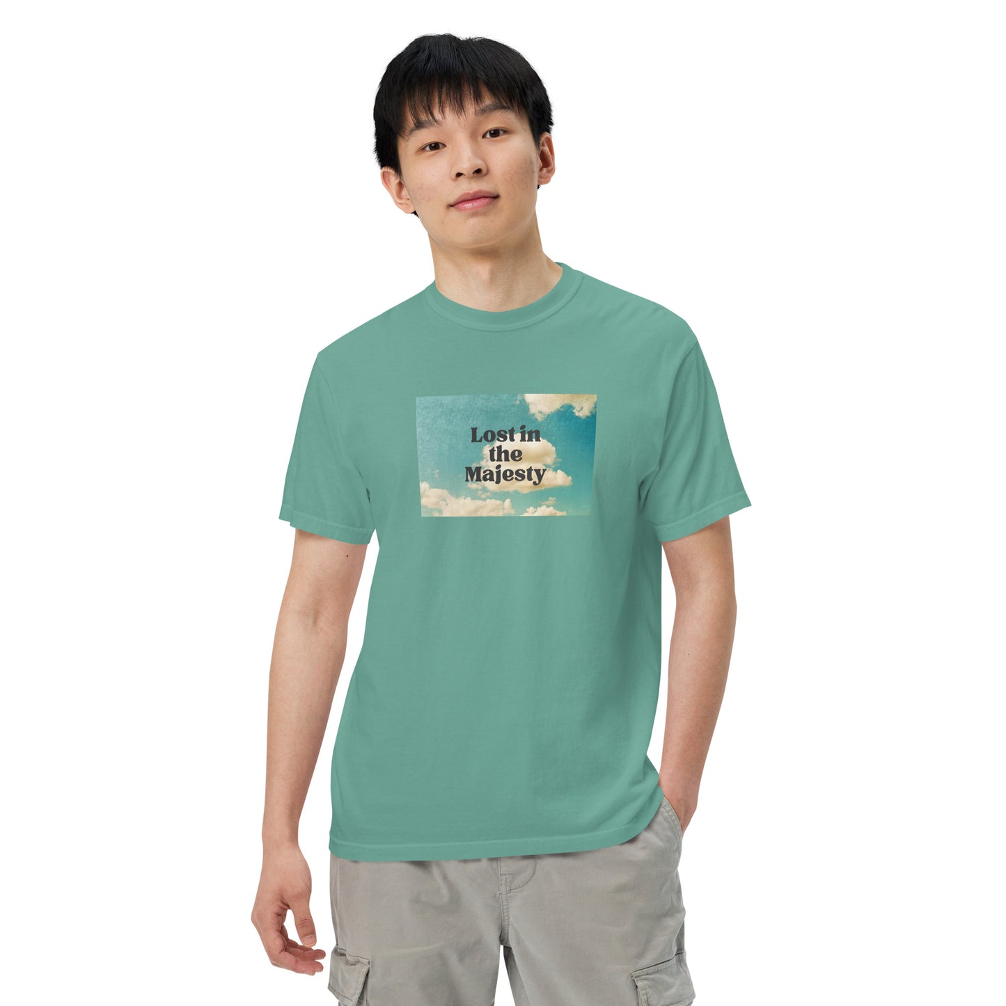 Lost in the Majesty Unisex garment-dyed heavyweight t-shirt