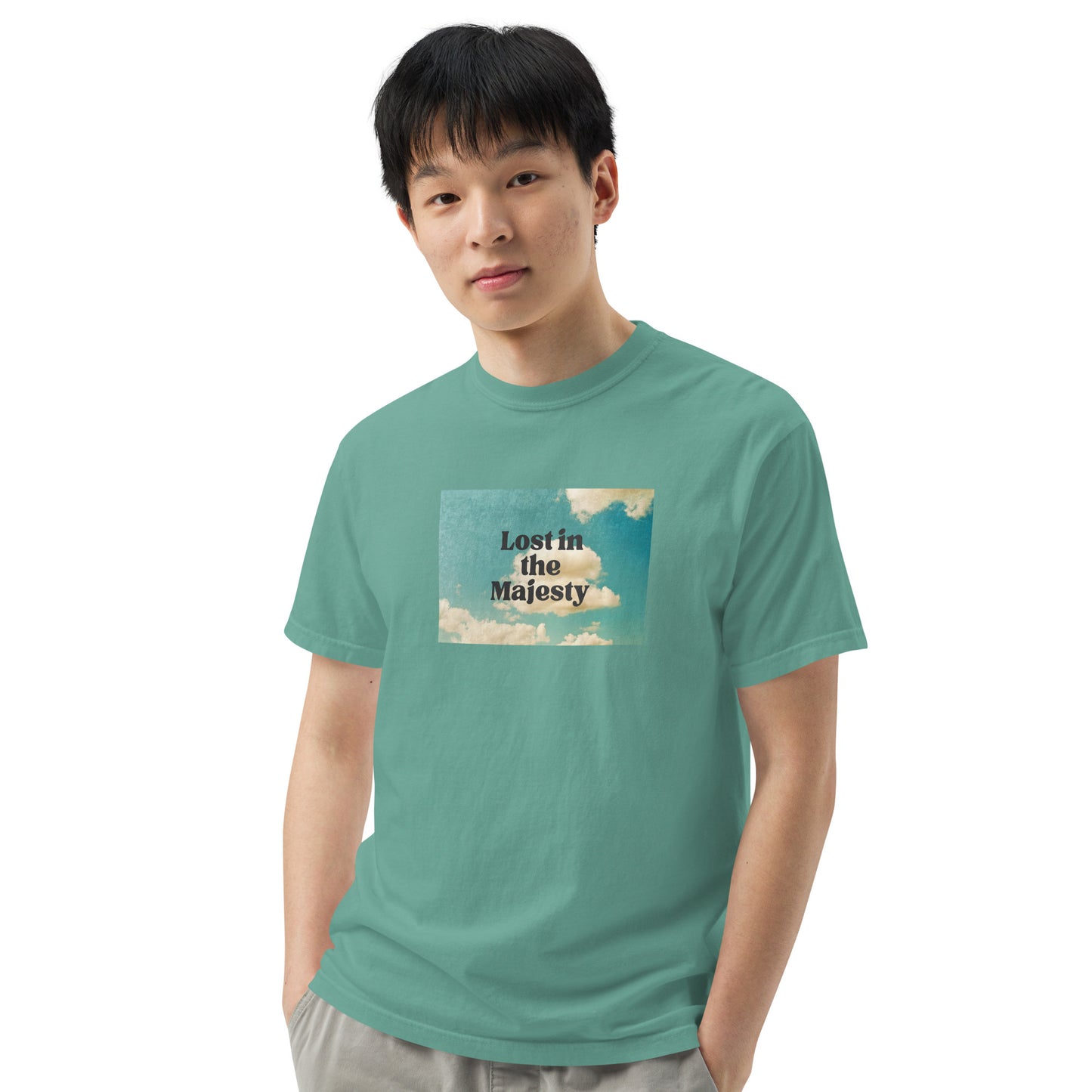 Lost in the Majesty Unisex garment-dyed heavyweight t-shirt