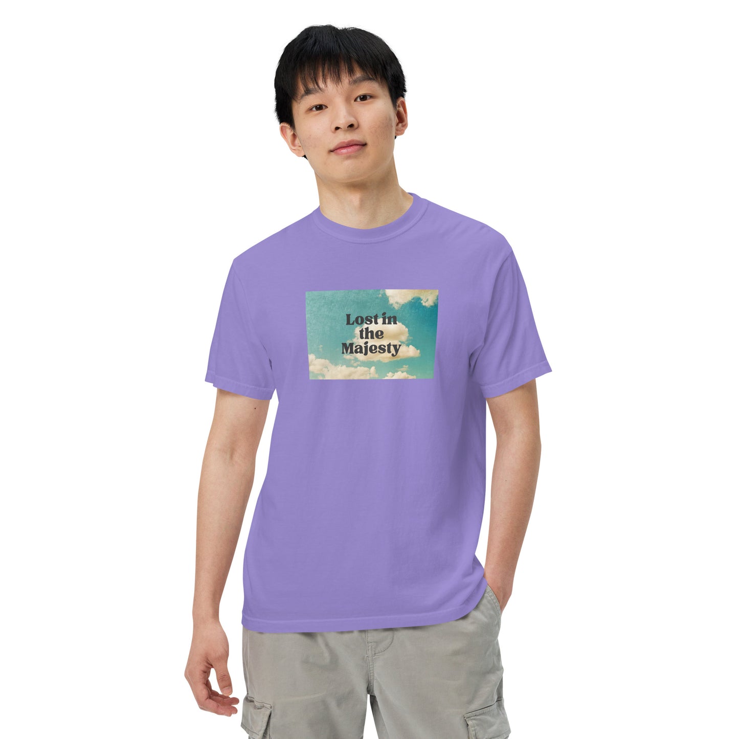 Lost in the Majesty Unisex garment-dyed heavyweight t-shirt