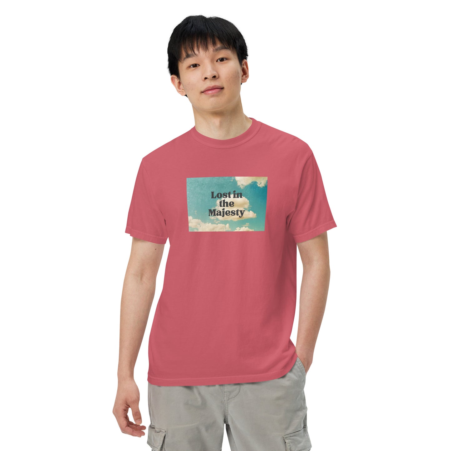 Lost in the Majesty Unisex garment-dyed heavyweight t-shirt