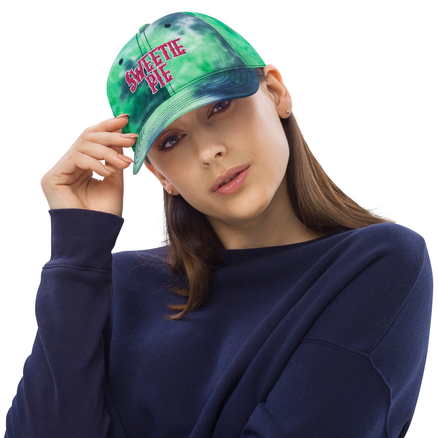 Sweetie Pie Logo Ocean Tie Dye Hat
