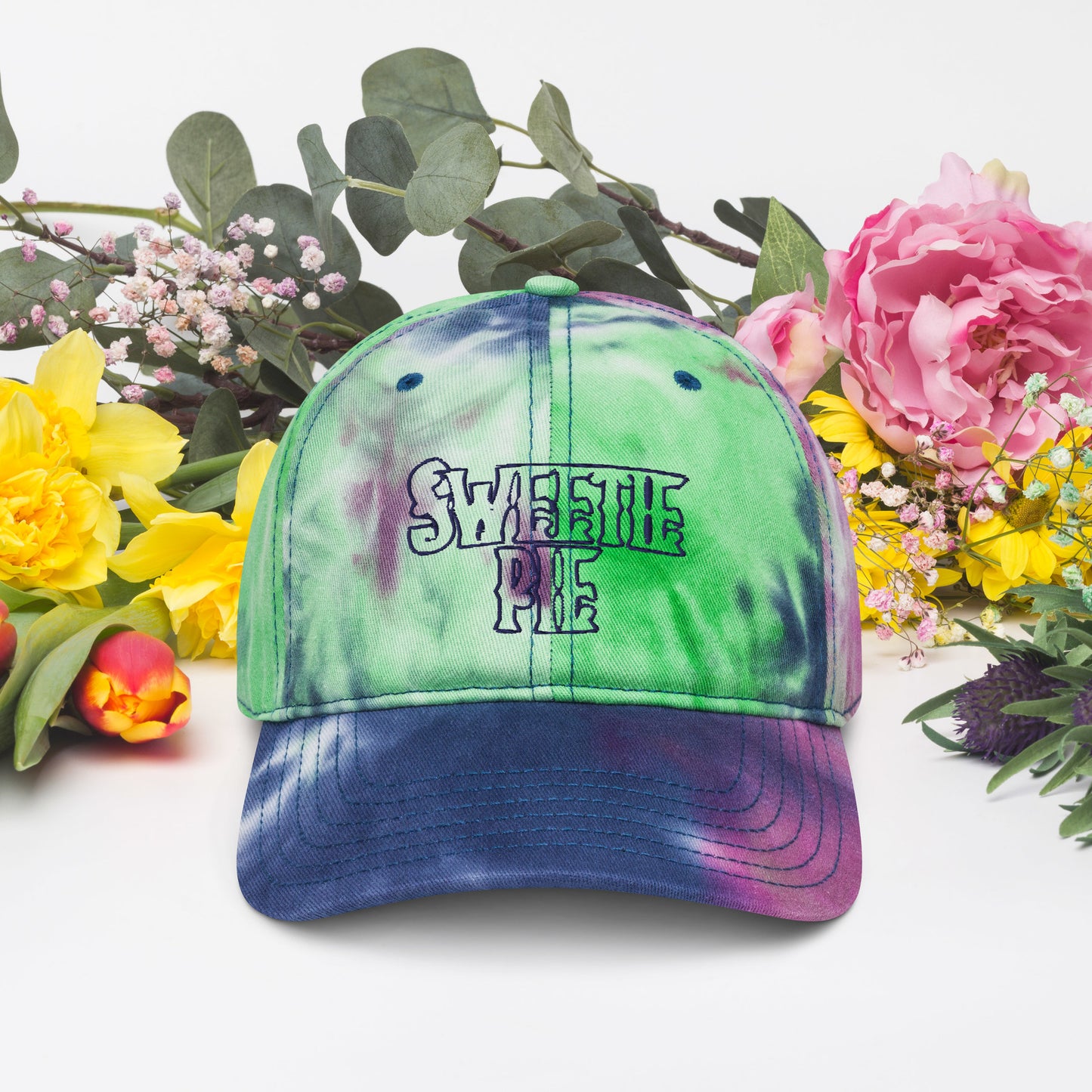 Sweetie Pie Logo Purple Tie Dye Hat