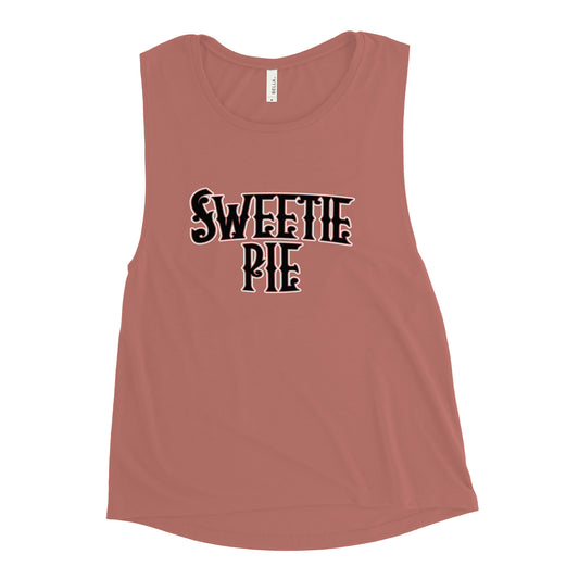 Sweetie Pie Logo Ladies’ Muscle Tank