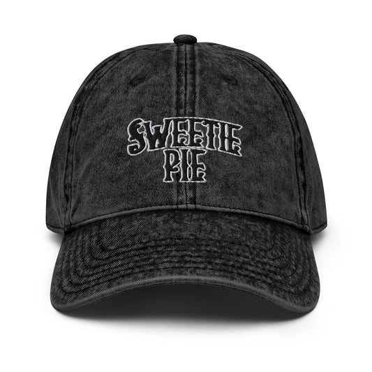 Sweetie Pie Logo Puff Embroidered Vintage Cotton Twill Cap