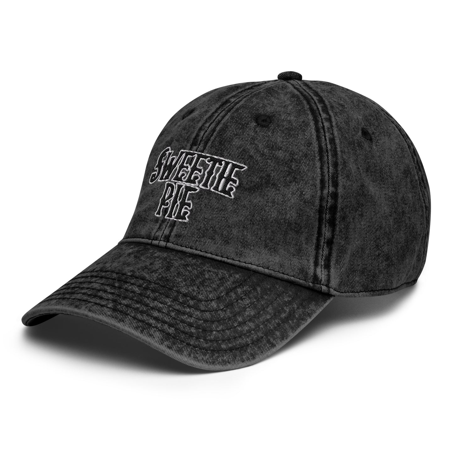 Sweetie Pie Logo Puff Embroidered Vintage Cotton Twill Cap