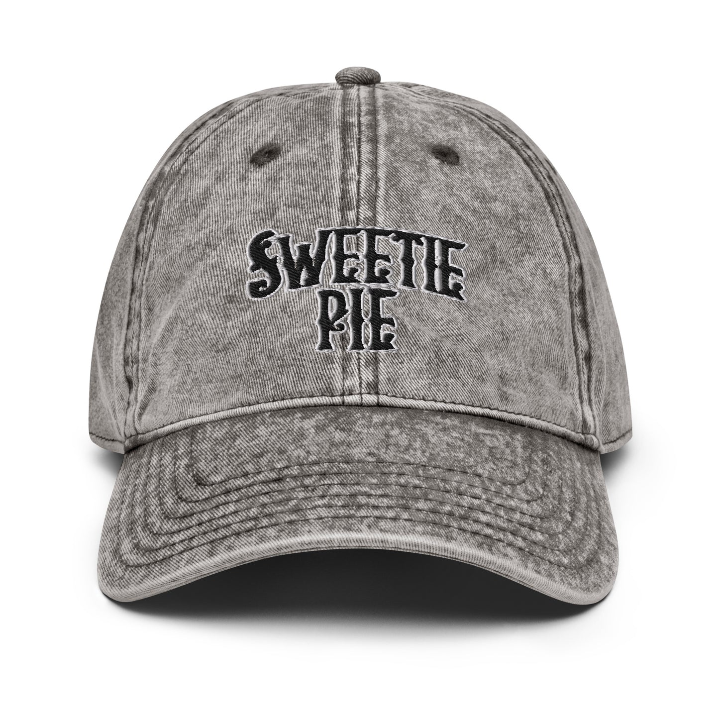 Sweetie Pie Logo Puff Embroidered Vintage Cotton Twill Cap