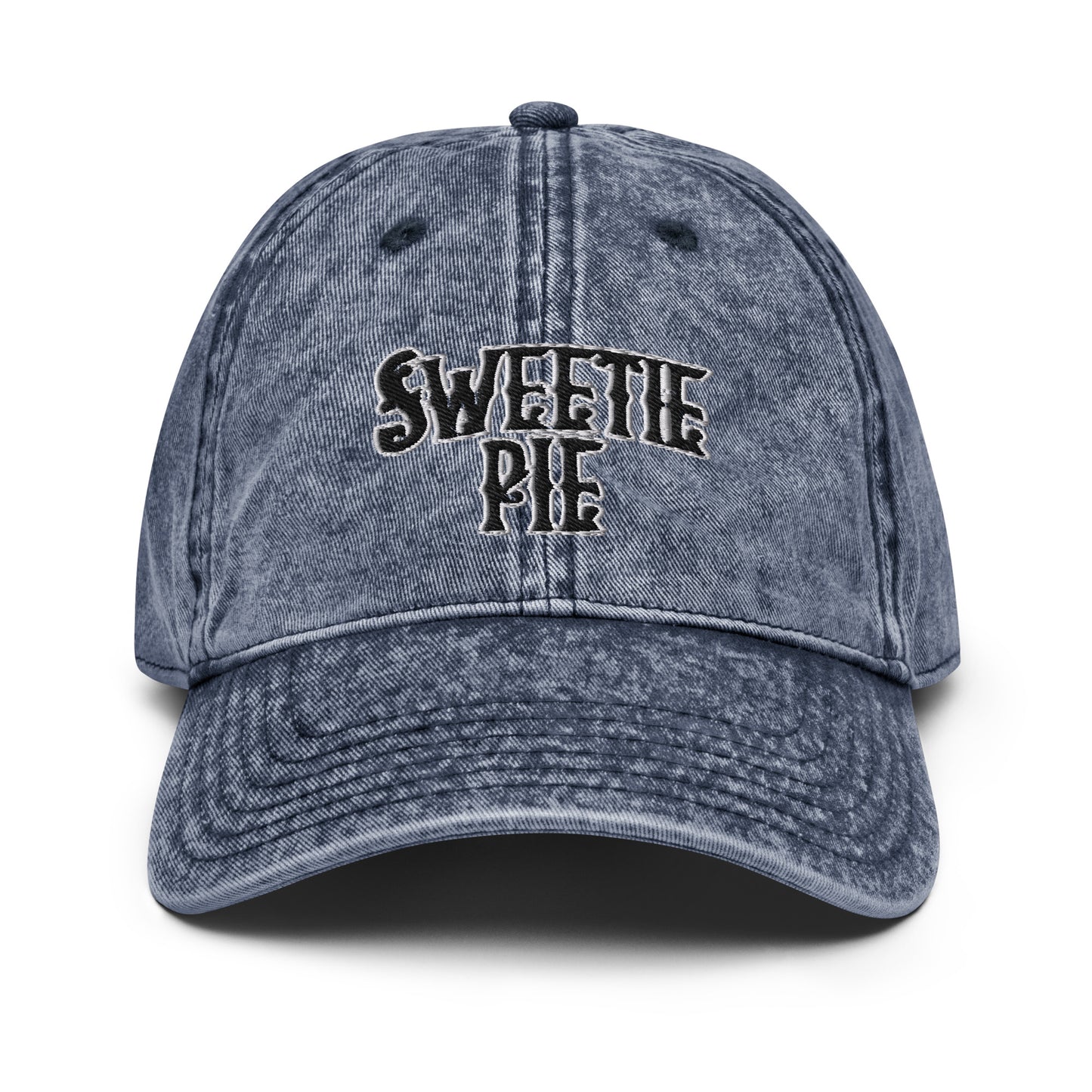 Sweetie Pie Logo Puff Embroidered Vintage Cotton Twill Cap