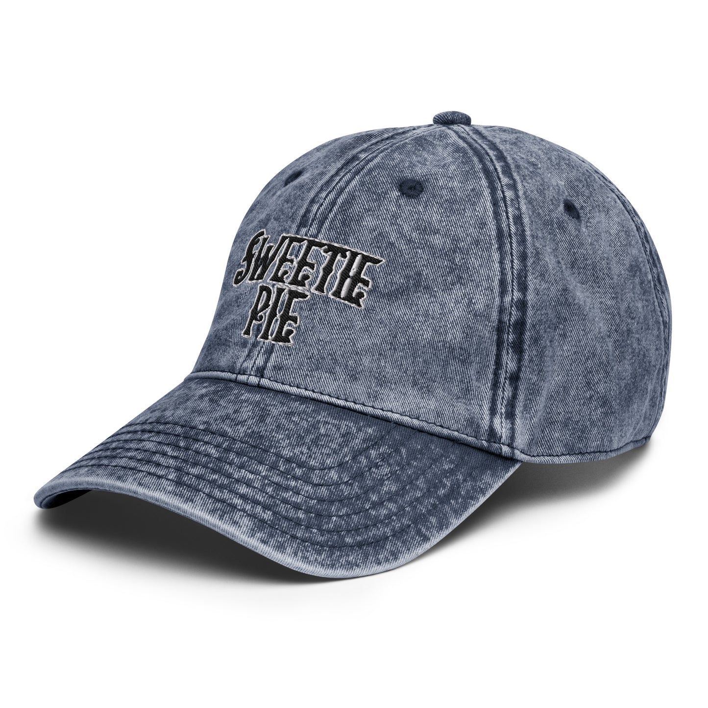 Sweetie Pie Logo Puff Embroidered Vintage Cotton Twill Cap
